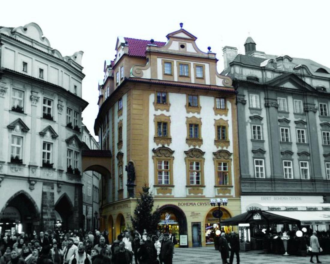 Dům na rohu Staroměstského náměstí a Melantrichovy ulice